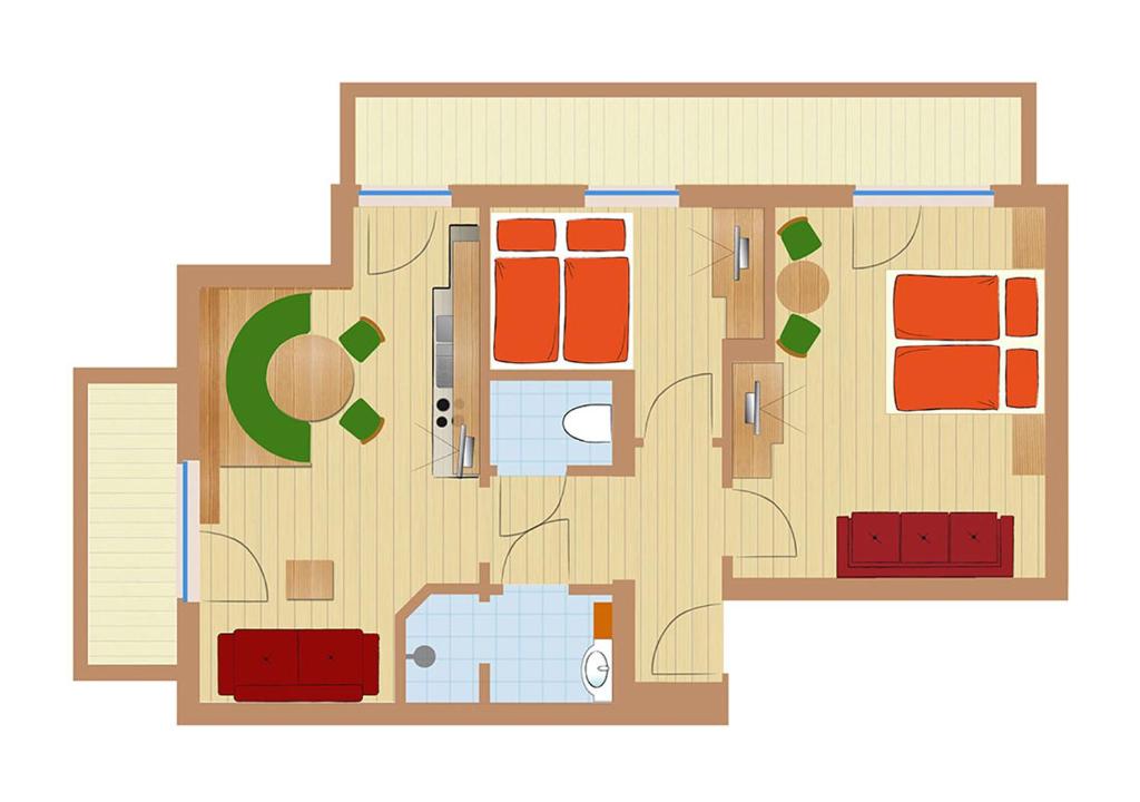 Апартаменты (Two-Bedroom Apartment 