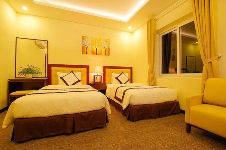 Двухместный (Улучшенный двухместный номер с 1 кроватью или 2 отдельными кроватями, вид на город) отеля Alanis Lodge Phu Quoc, Дуонг-Донг
