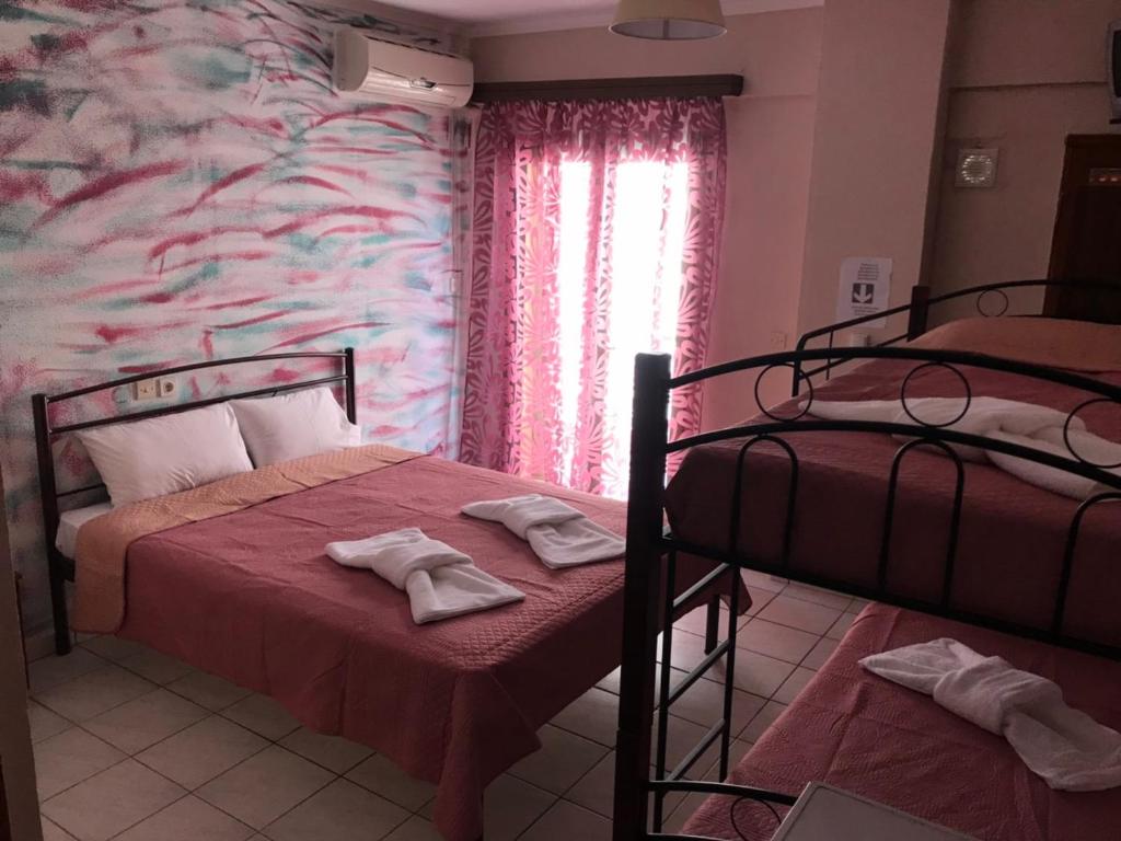Двухместный (Двухместный номер эконом-класса с 2 отдельными кроватями) апарт-отеля Blue Garden Hotel, Паралия Катерини