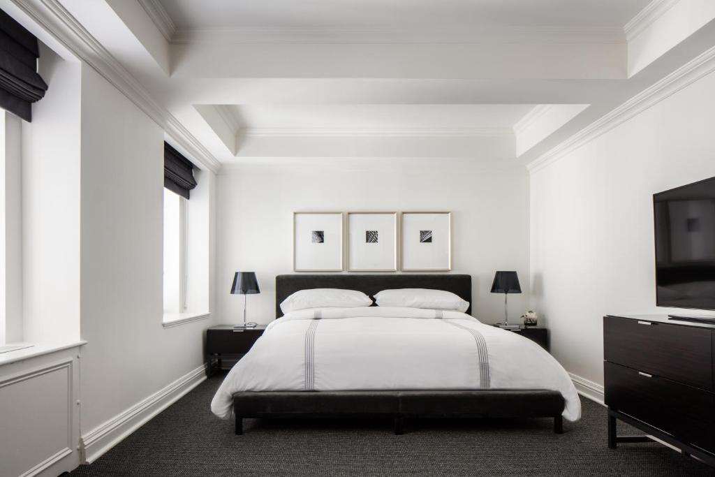 Апартаменты (Двухуровневый люкс в пентхаусе с 2 спальнями) апарт-отеля AKA Sutton Place, Нью-Йорк