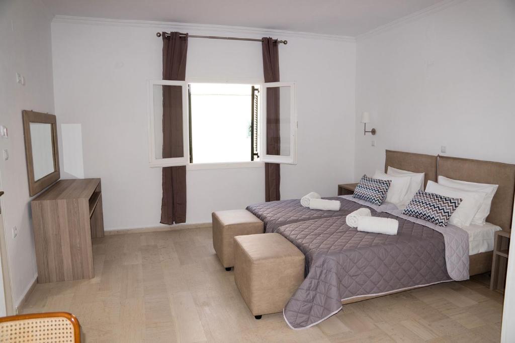Двухместный (Двухместный номер с 1 кроватью или 2 отдельными кроватями и дополнительной кроватью) отеля Stavros Beach Hotel, Кавос