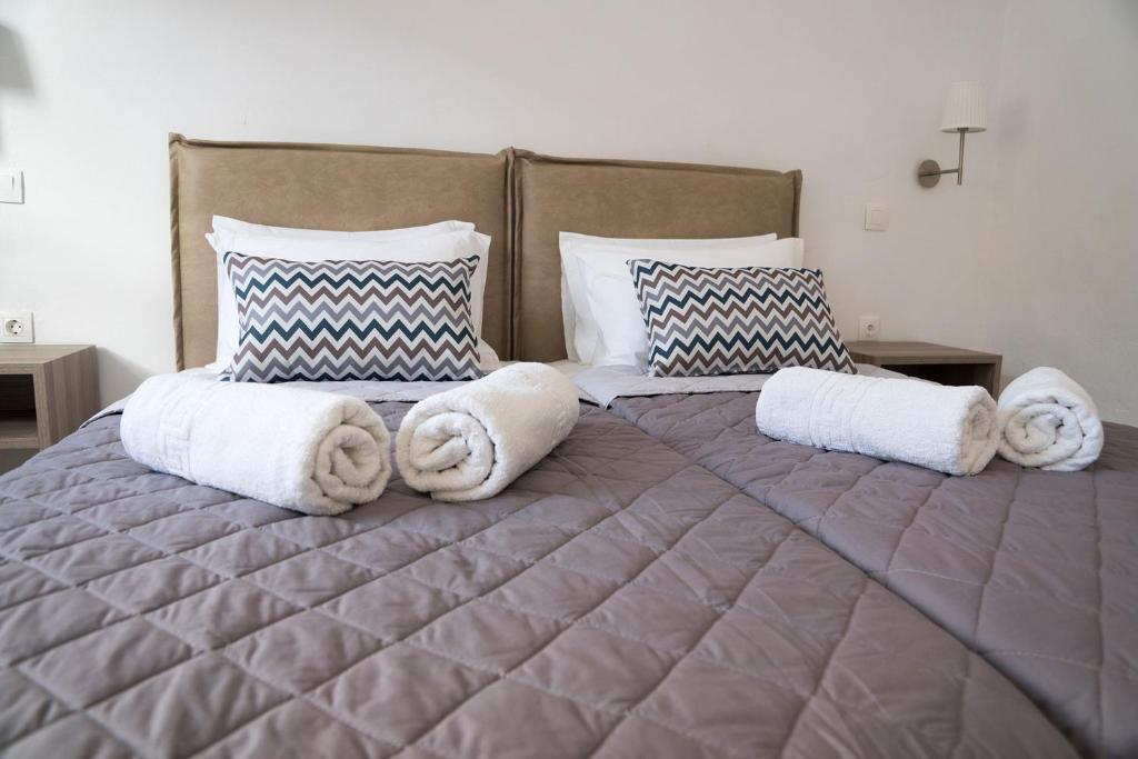 Двухместный (Двухместный номер с 2 отдельными кроватями и балконом) отеля Stavros Beach Hotel, Кавос