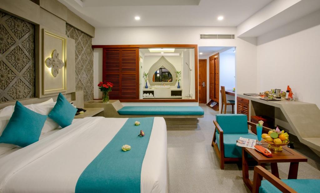 Двухместный (Двухместный номер Делюкс с 1 кроватью) отеля Khmer Mansion Residence, Сием Рип