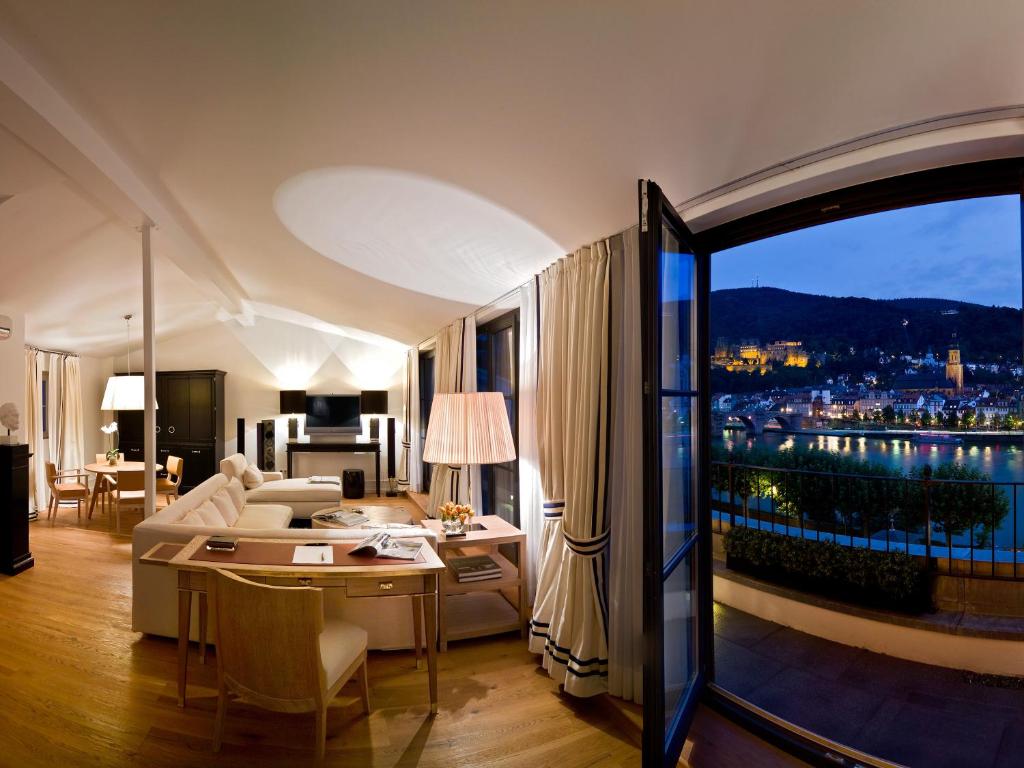 Сьюит (Люкс в пентхаусе) отеля Boutique Hotel Heidelberg Suites - Small Luxury Hotels of the World, Гейдельберг