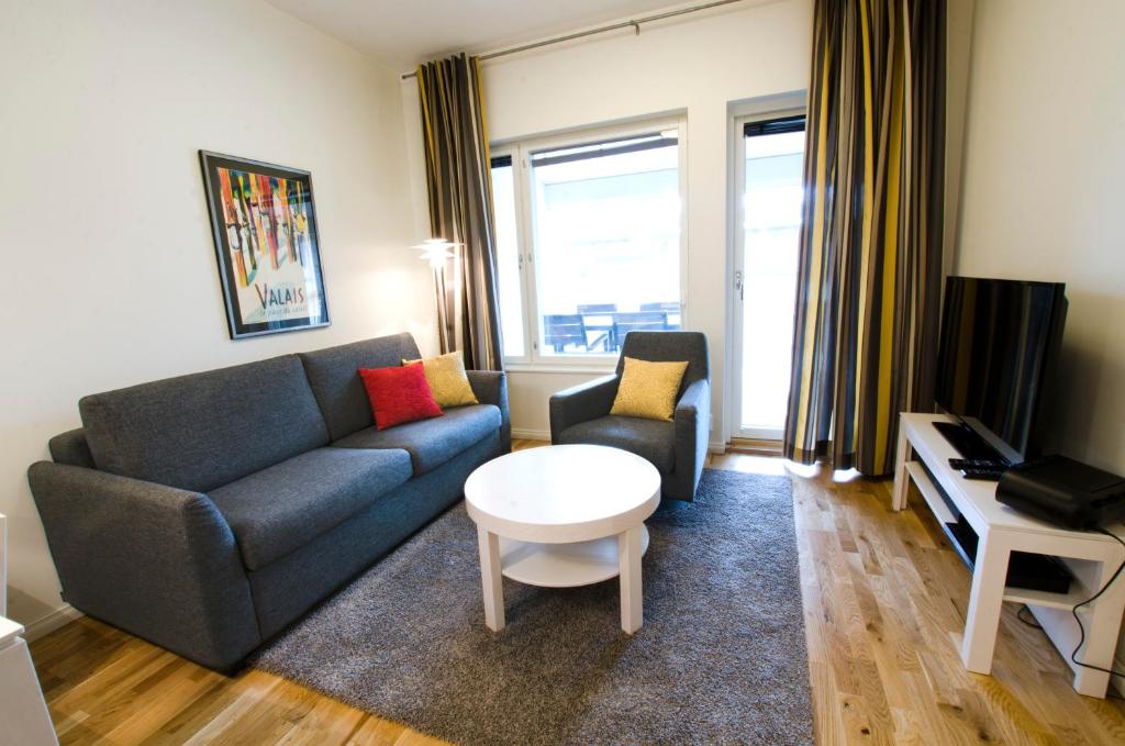 Апартаменты (Апартаменты с 2 спальнями (для 4 взрослых и 2 детей)) апартамента Holiday Club Åre Apartments, Оре