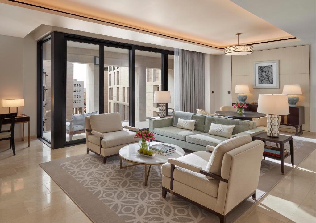 Двухместный (Апартаменты с 1 спальней и кроватью размера «king-size») отеля Mandarin Oriental, Doha, Доха