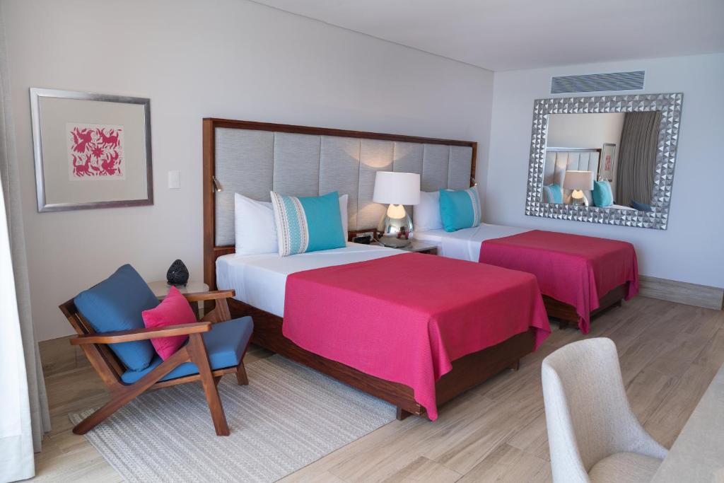 Двухместный (Номер Делюкс с видом на океан) отеля Grand Park Royal Luxury Resort Puerto Vallarta – All inclusive, Пуэрто-Вальярта