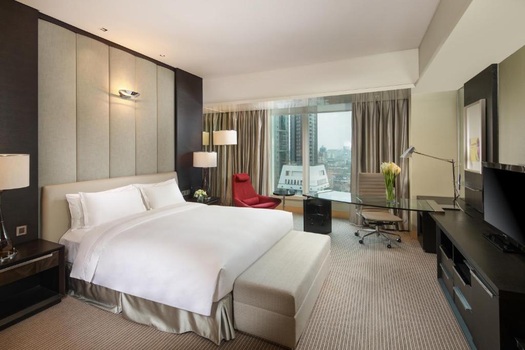 Двухместный (Двухместный номер «Премьер» с 1 кроватью или 2 отдельными кроватями) отеля Hotel Nikko Shanghai, Шанхай