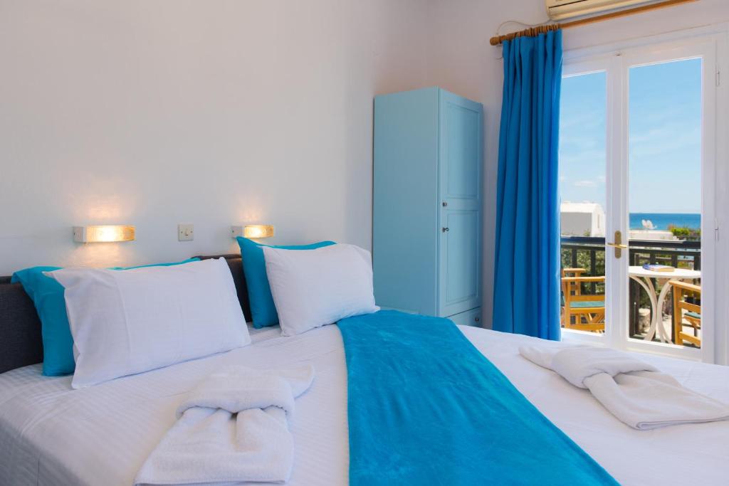 Двухместный (Двухместный номер с 1 кроватью и балконом, вид на море) отеля Karma Hotel, Платис-Ялос