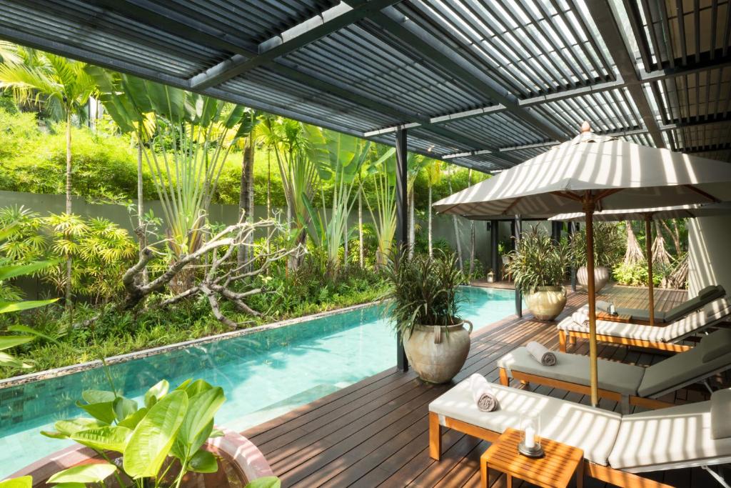 Вилла (Вилла с 2 спальнями и бассейном), Anantara Layan Phuket Resort