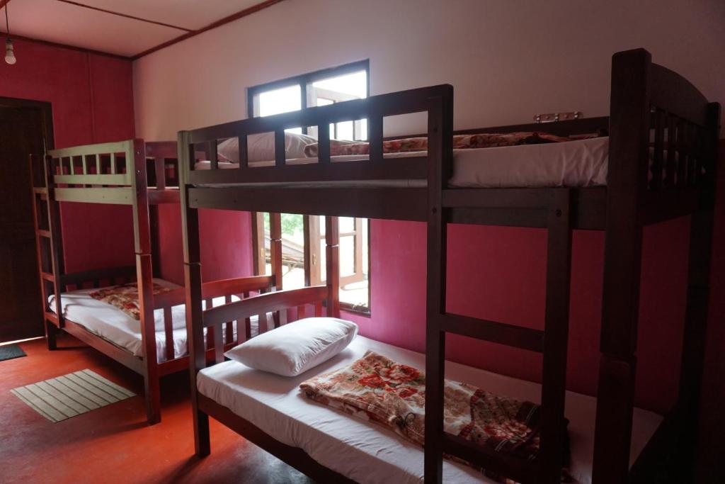 Номер (Спальное место на двухъярусной кровати в общем номере для мужчин и женщин) отеля The Mist Holiday Bungalow, Гапутале