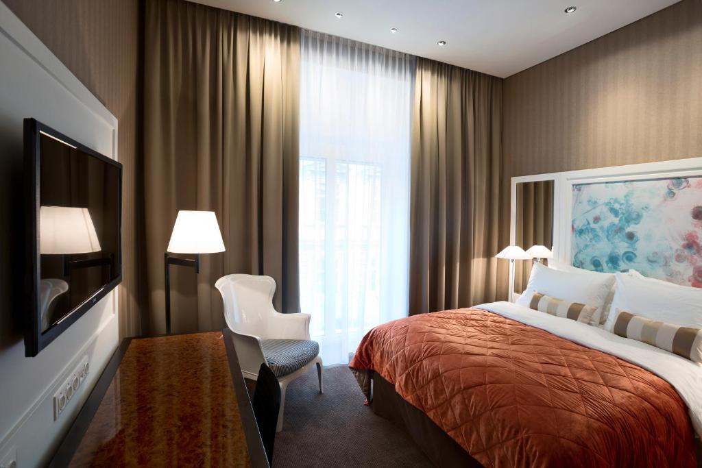 Двухместный (Классический двухместный номер с 1 кроватью или 2 отдельными кроватями) отеля The Harmonie Vienna, Вена