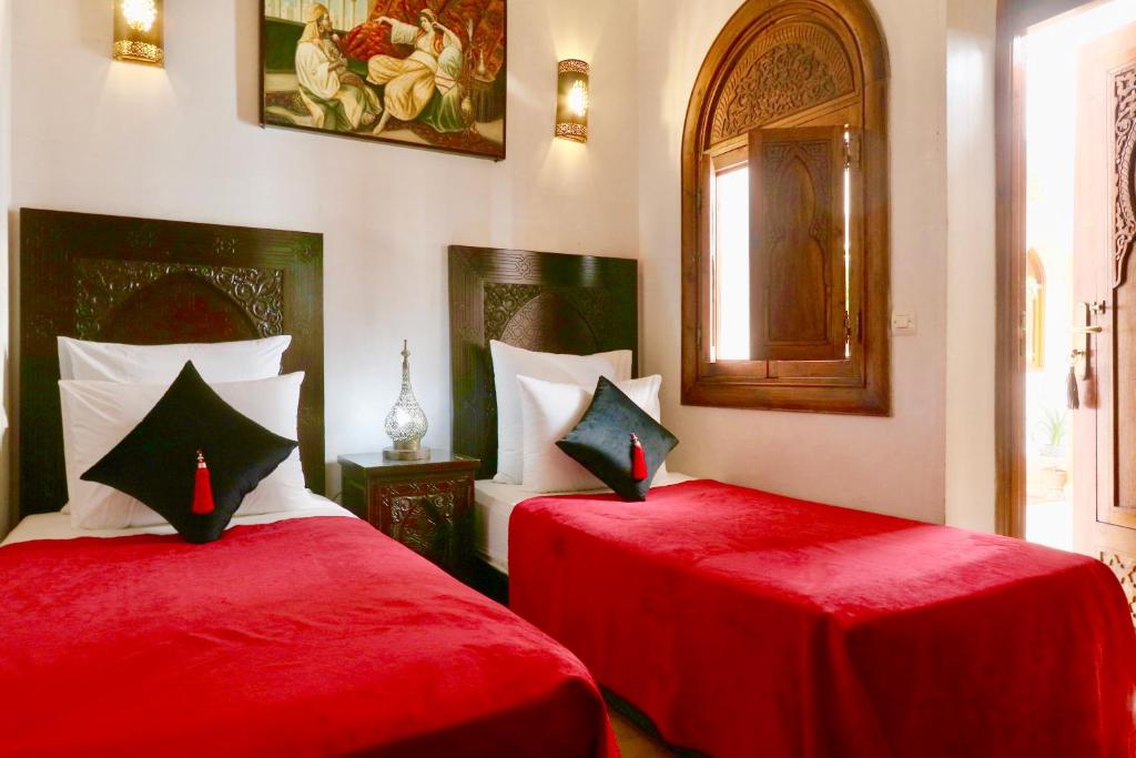 Двухместный (Двухместный номер с 2 отдельными кроватями) отеля Dar Pamella, Марракеш