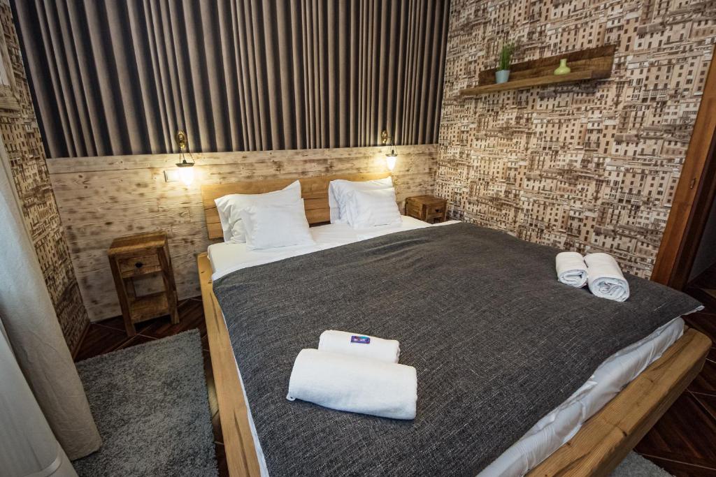 Двухместный (Двухместный номер с 1 кроватью или 2 отдельными кроватями) отеля Platan Garden Rooms & Restaurant, Хайдусобосло
