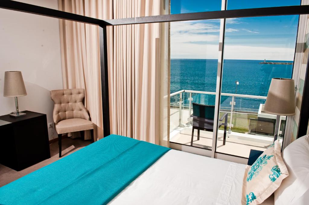 Двухместный (Двухместный номер с 1 кроватью, вид на море) отеля Atlantida Mar Hotel, Прайя-да-Витория