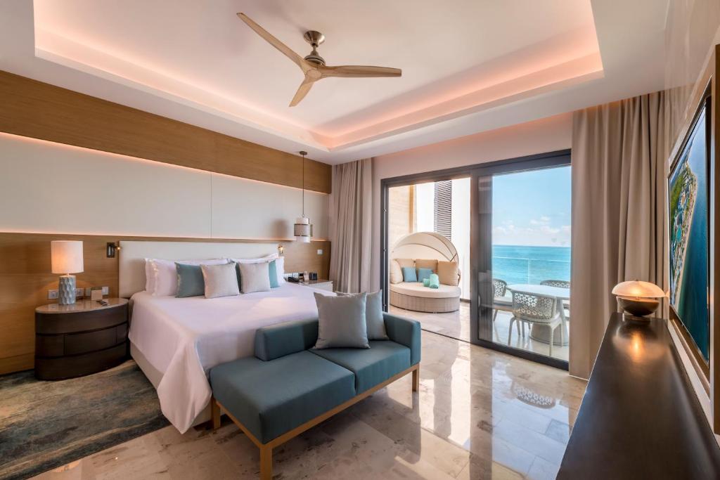 Сьюит (Главный люкс Serenity Club с 1 спальней, вид на океан), Haven Riviera Cancun