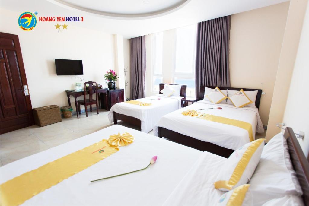 Семейный (Семейный номер) отеля Hoang Yen Hotel 3, Куинён