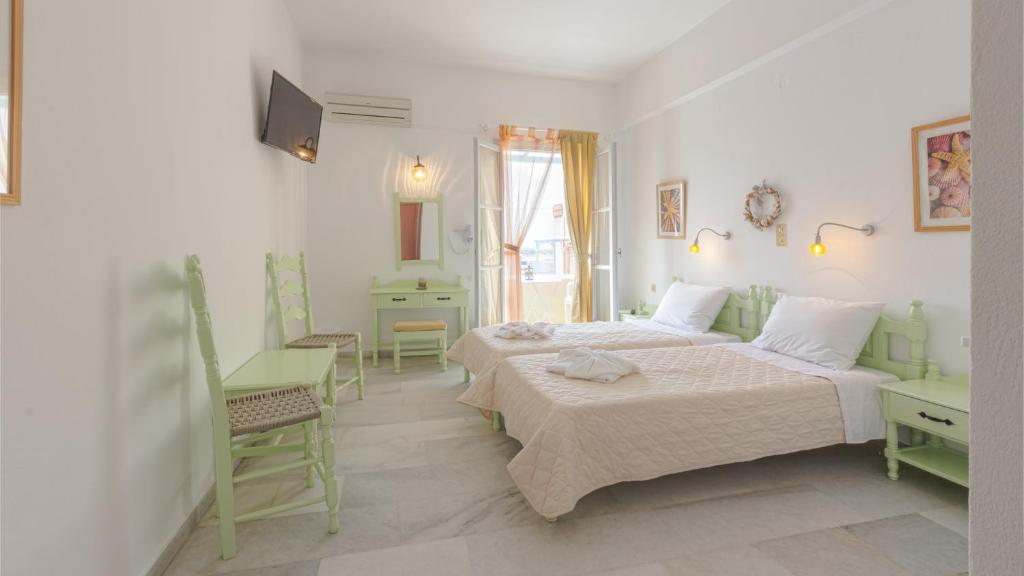 Двухместный (Двухместный номер с 2 отдельными кроватями) отеля Hotel Sphinx, Наксос