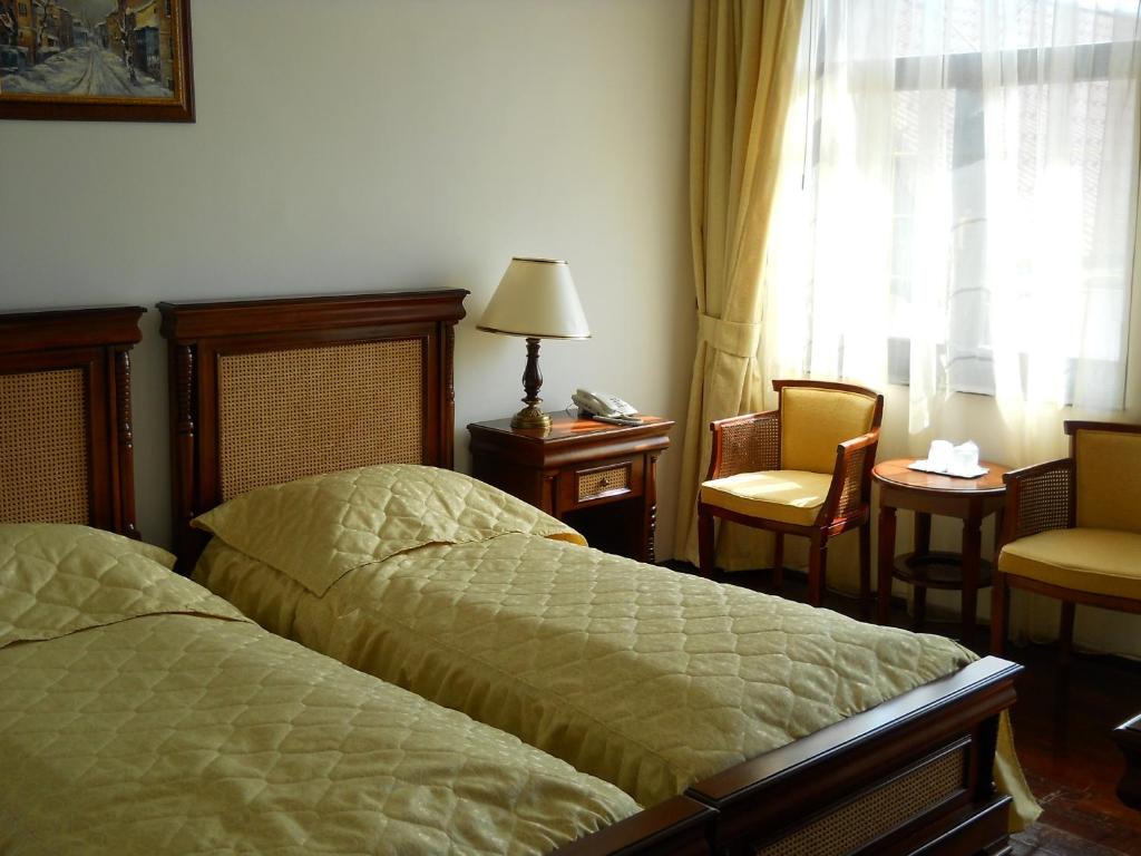 Двухместный (Двухместный номер с 2 отдельными кроватями) отеля Casa Domneasca, Рымнику-Вылча