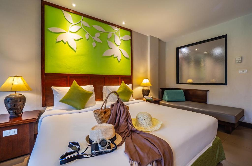 Двухместный (Двухместный номер «Сад» с 1 кроватью или 2 отдельными кроватями) курортного отеля The Leaf Oceanside, Кхаулак