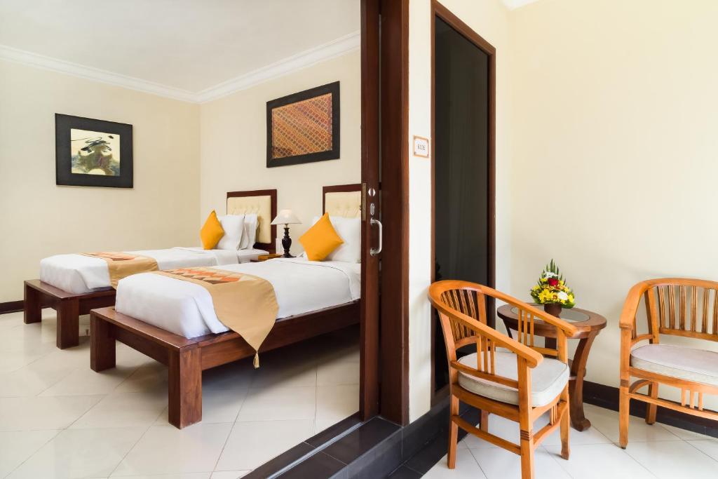 Двухместный (Специальное предложение Early Bird - Улучшенный двухместный номер с 1 кроватью или 2 отдельными кроватями и бесплатным доступом в спа-центр) курортного отеля Hotel Vila Lumbung, Семиньяк