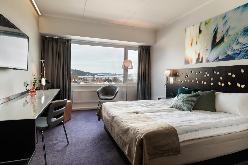 Двухместный (Улучшенный двухместный номер с 1 кроватью) отеля Quality Hotel Strand Gjøvik, Йёвик