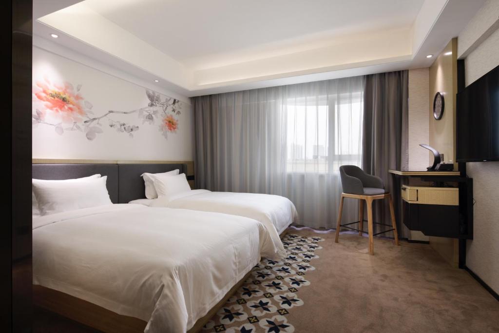 Двухместный (Executive Twinbed Room), Paco Business Hotel Jiangtai Metro Station Branch