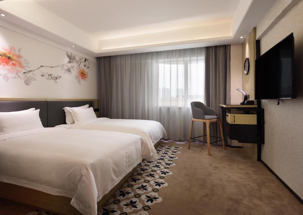 Двухместный (Executive Twinbed Room), Paco Business Hotel Jiangtai Metro Station Branch