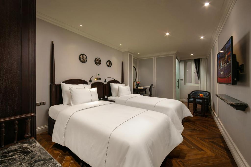 Двухместный (Двухместный номер Делюкс с 1 кроватью или 2 отдельными кроватями) отеля Duy Anh Hanoi Hotel, Ханой