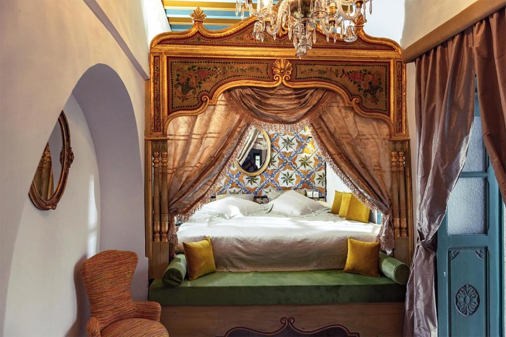 Двухместный (Двухместный номер Делюкс с 1 кроватью и душем) отеля Dar Zyne La Médina, Тунис (город)