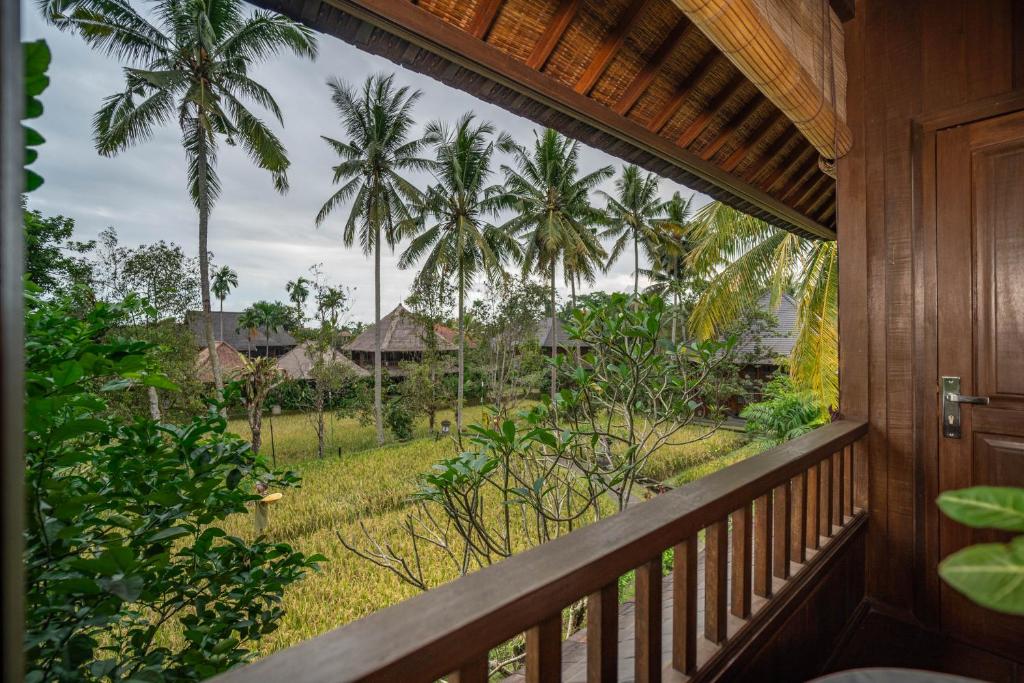 Двухместный (Номер Делюкс Rice с видом на поле) курортного отеля Ananda Ubud Resort, Убуд