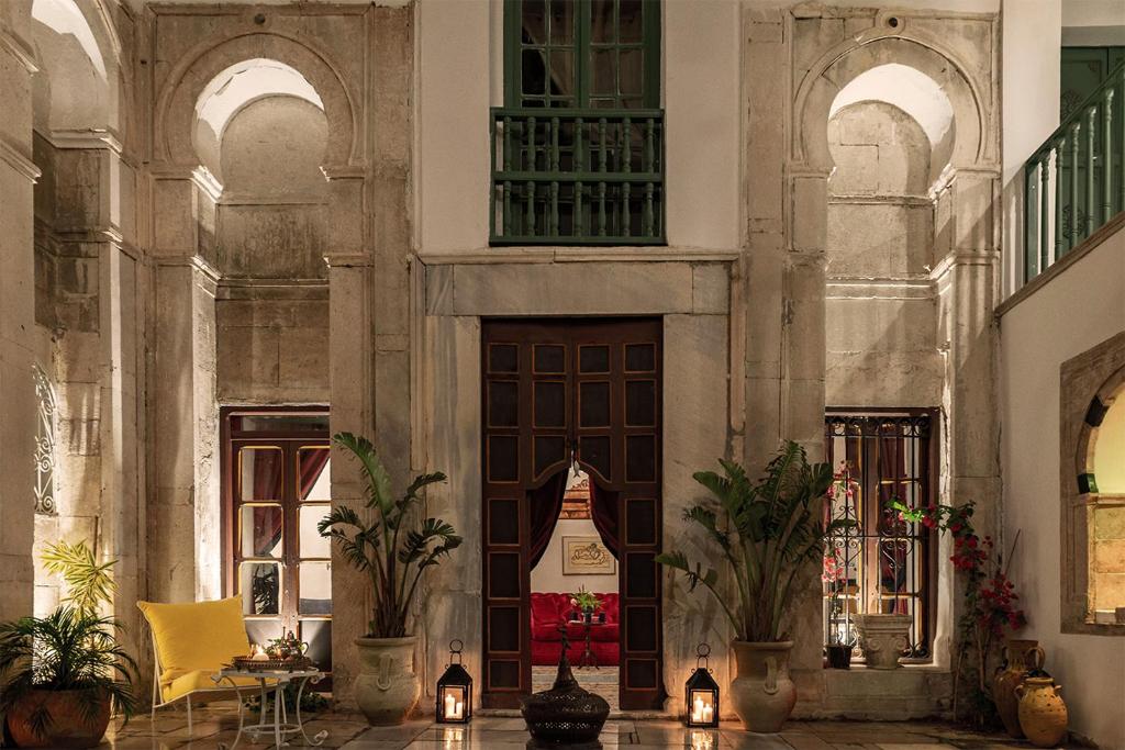 Двухместный (Двухместный номер Делюкс с 1 кроватью и ванной) отеля Dar Zyne La Médina, Тунис (город)