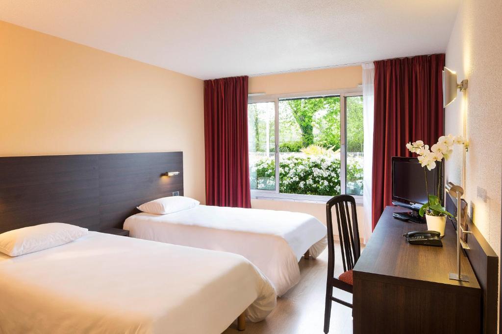 Двухместный (Двухместный номер с 2 отдельными кроватями) отеля Escale Oceania Brest, Брест (Бретань)