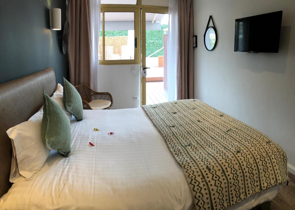 Двухместный (Двухместный номер с 1 кроватью и террасой) отеля Hotel & Spa la Villa Cap Ferrat, Больё-сюр-Мер