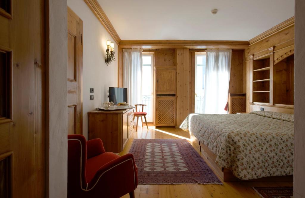 Двухместный (Двухместный номер Делюкс с 1 кроватью) отеля Hotel Cortina, Кортина-д'Ампеццо