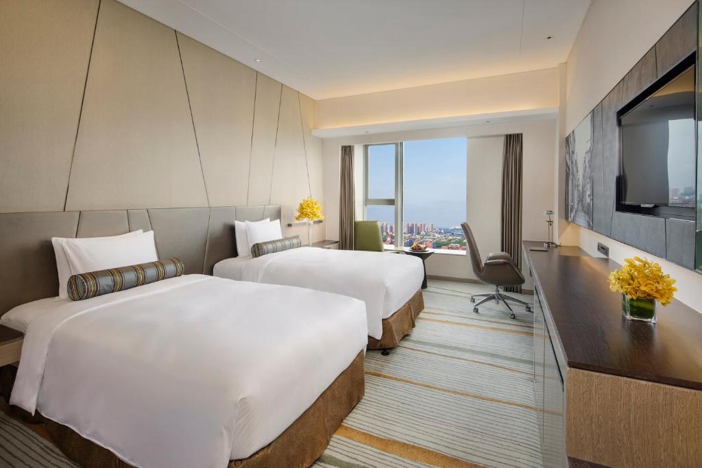 Двухместный (Улучшенный двухместный номер с 1 кроватью) отеля Radisson Blu Shanghai Pudong Jinqiao, Шанхай