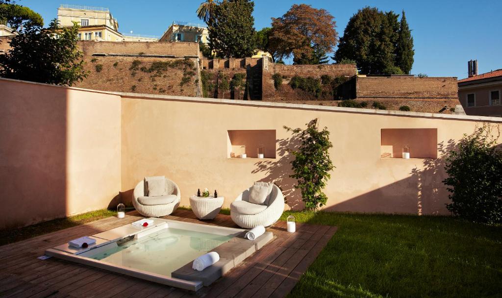 Студио (Апартаменты-студио с гидромассажной ванной, вид на сад - Redlevel) отеля Gran Melia Rome – The Leading Hotels of the World, Рим