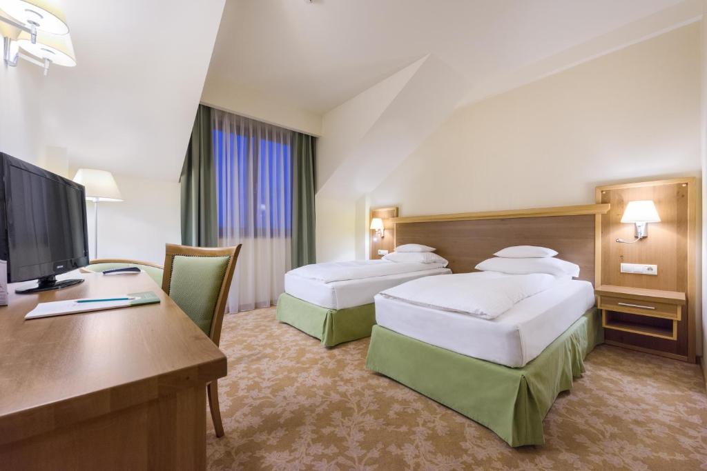 Двухместный (Двухместный номер с 2 отдельными кроватями) отеля Hotel Sonnenhof, Сучава