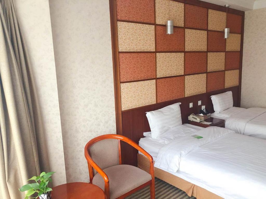 Двухместный (Двухместный номер бизнес-класса с 2 отдельными кроватями) отеля Jingbin Hotel, Пекин