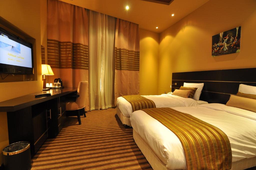 Двухместный (Стандартный двухместный номер с 2 отдельными кроватями) отеля Aldar Hotel, Шарджа