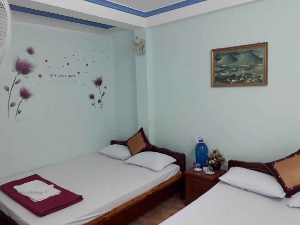Двухместный (Стандартный двухместный номер с 2 отдельными кроватями) хостела Binh Minh Hostel, Донг Ван