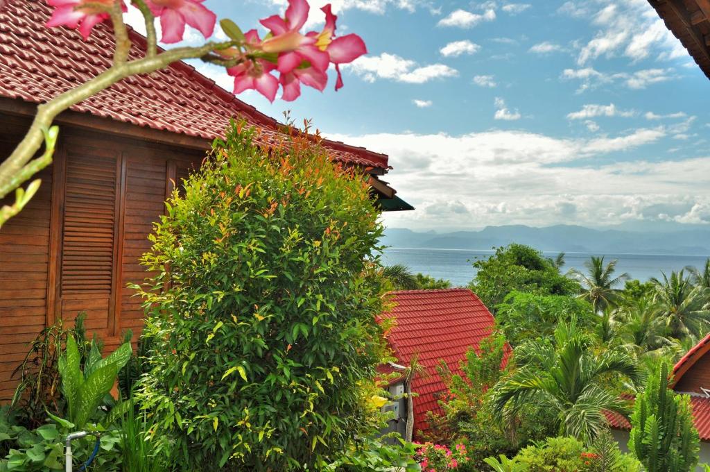 Номер (Бунгало Делюкс с видом на океан и гору Агунг), Petak Cottage