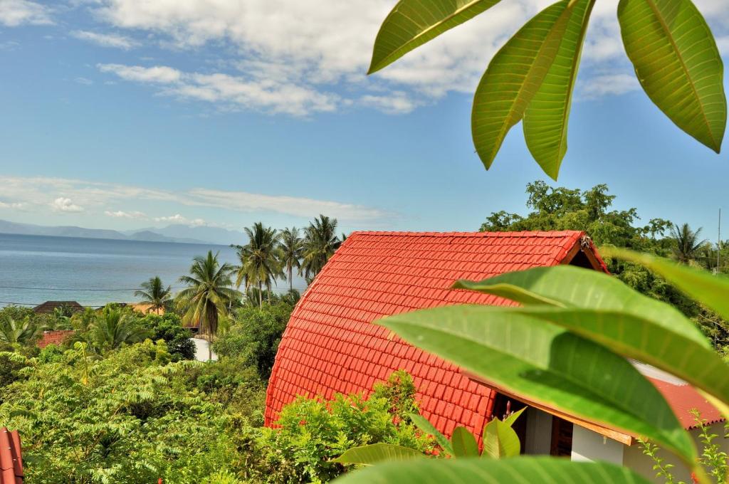 Номер (Бунгало Делюкс с видом на океан и гору Агунг), Petak Cottage