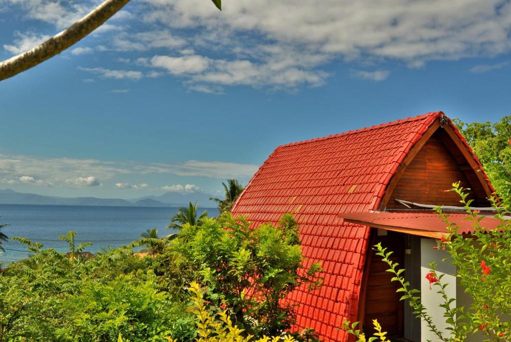 Номер (Бунгало Делюкс с видом на океан и гору Агунг), Petak Cottage