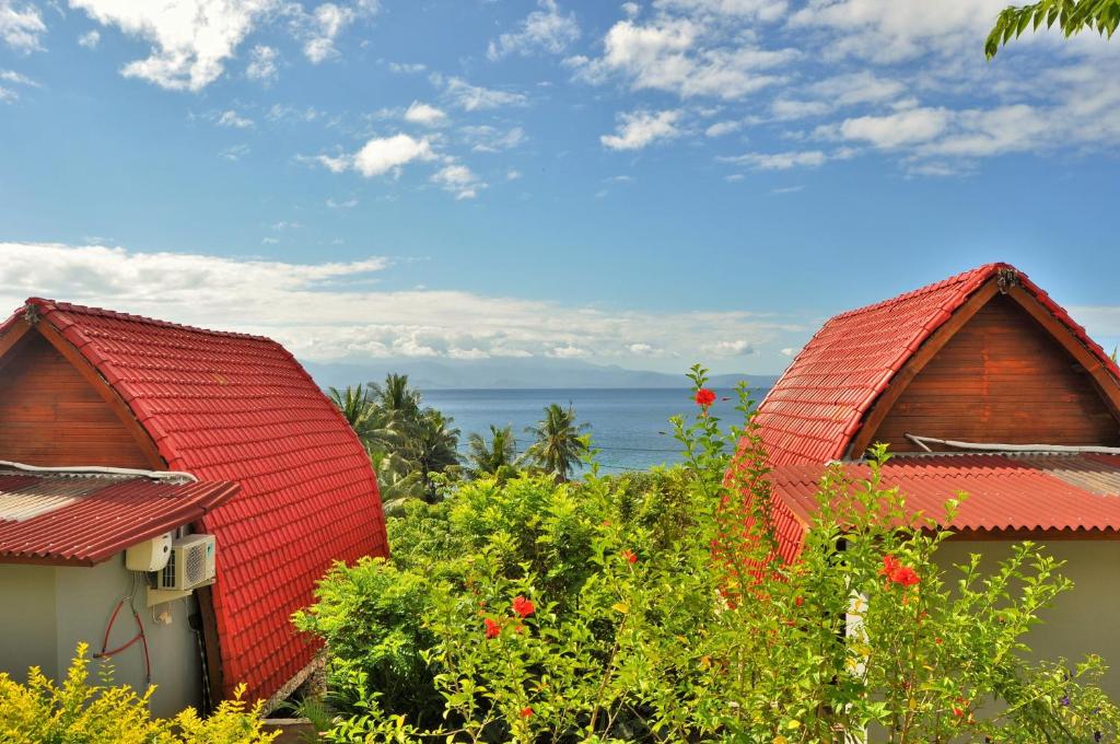 Номер (Бунгало Делюкс с видом на океан и гору Агунг), Petak Cottage