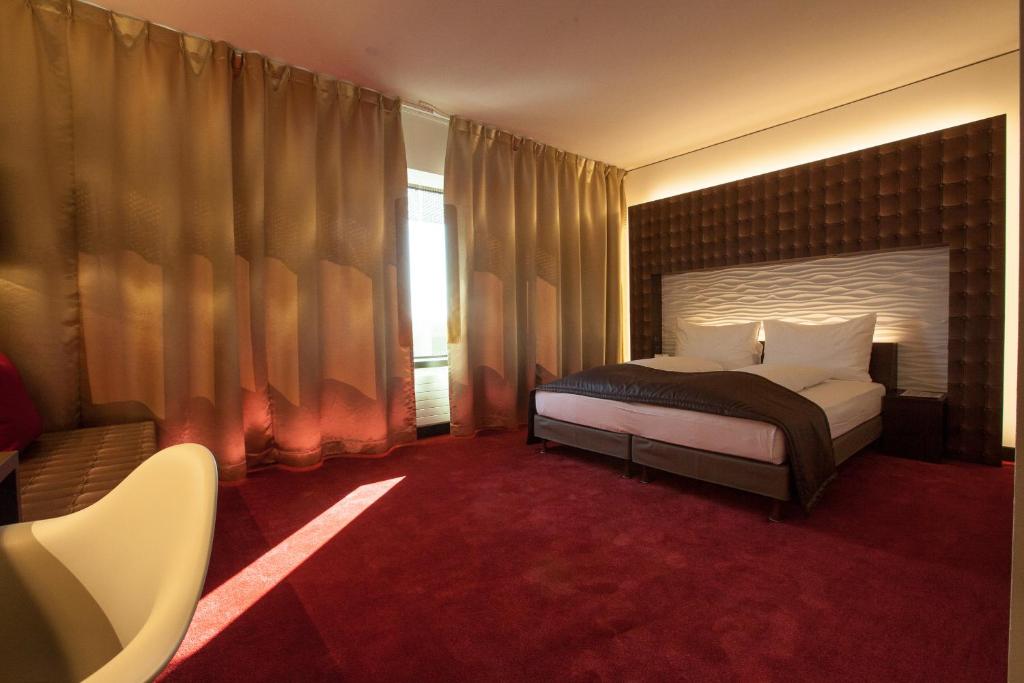 Двухместный (Представительский двухместный номер с 1 кроватью) отеля Airport Hotel Basel - Convenient & Friendly, Базель