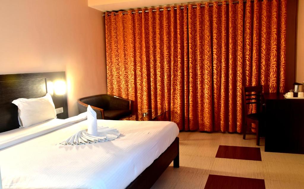 Двухместный (Двухместный номер Делюкс с 2 отдельными кроватями) отеля Hotel City Inn, Варанаси
