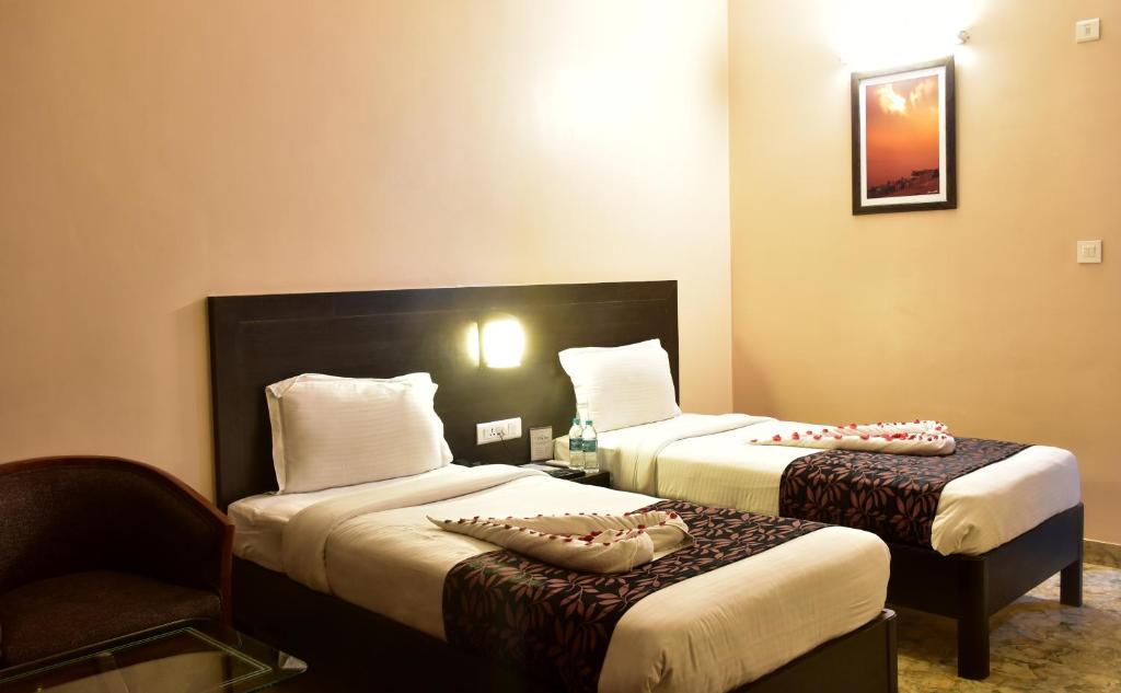 Двухместный (Стандартный двухместный номер с 2 отдельными кроватями) отеля Hotel City Inn, Варанаси