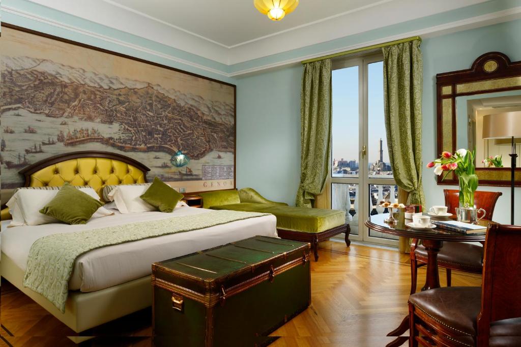 Двухместный (Представительский двухместный номер с 1 кроватью) отеля Grand Hotel Savoia, Генуя