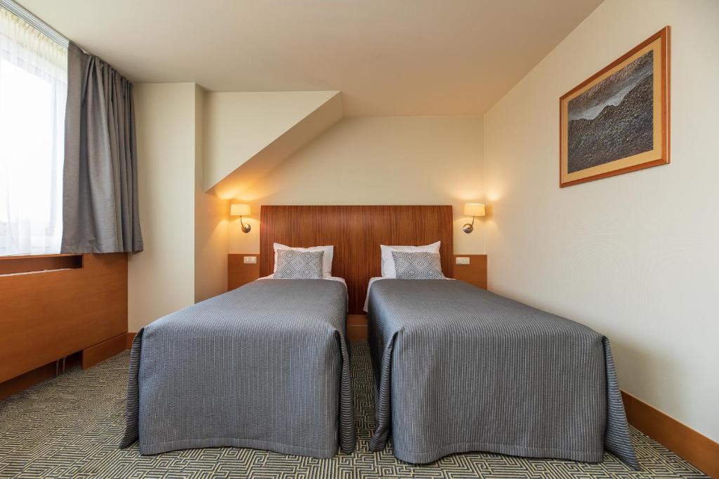 Двухместный (Улучшенный двухместный номер с 1 кроватью или 2 отдельными кроватями и доступом в спа-центр) отеля Vanagupe Spa Resort, Паланга